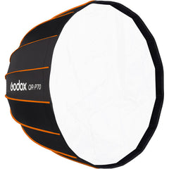 SOFTBOX GODOX DE ARMADO RAPIDO DE 70CM QR-P70 + Grilla