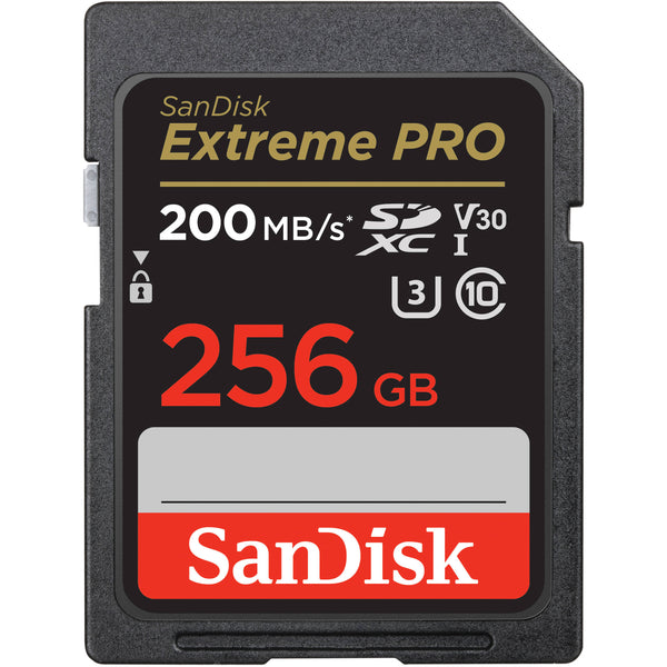 Extreme Pro SDXC 256GB  200MB/s