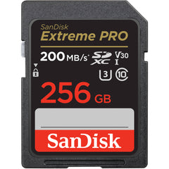 Extreme Pro SDXC 256GB  200MB/s