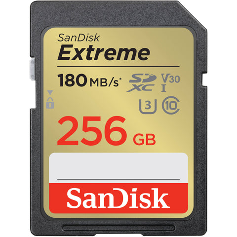Extreme SDXC 256GB  180MB/s