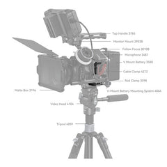 Jaula para cámara SmallRig "Black Mamba" para Canon EOS R6 Mark II 4161