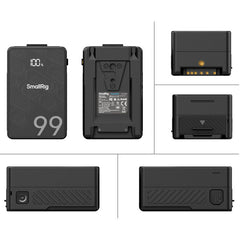 Batería SmallRig 4608 VB99 SE Mini V-Mount (6800 mAh)