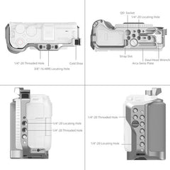 Jaula para cámara SmallRig para Canon EOS R50 V (plateada) 5428
