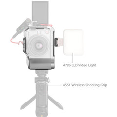 Jaula para cámara SmallRig para Canon EOS R50 V (plateada) 5428