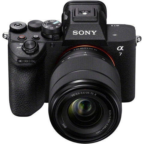 Cámara profesional Sony Alpha a7 V con lente 28-70mm de segunda generación