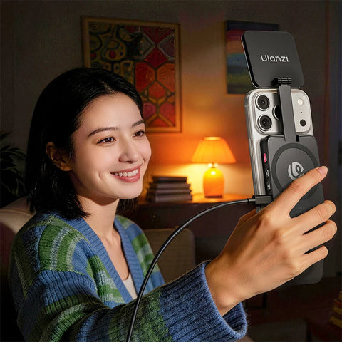 Ulanzi GL01 - Luz magnética para selfie para Celular ( Negro )