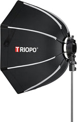 Softbox octágono portátil Triopo KX-65 con grilla