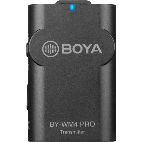 Sistema de micrófono inalámbrico digital de doble canal 2.4GHz Boya BY-WM4 Pro