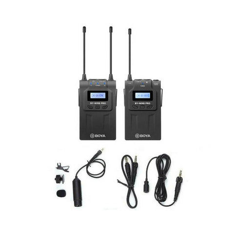 Sistema de micrófono inalámbrico UHF de doble canal Boya BY-WM8 Pro-K1