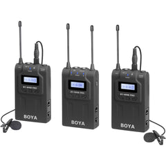 Sistema de micrófono inalámbrico UHF de doble canal Boya BY-WM8 Pro-K2