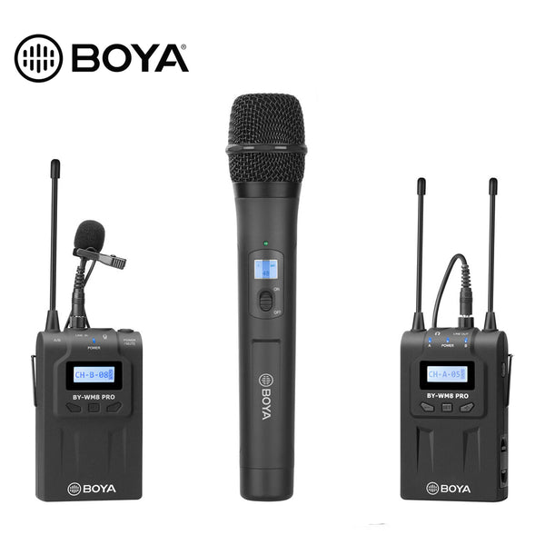 Sistema de micrófono inalámbrico UHF Boya Boya BY-WM8 Pro-K4