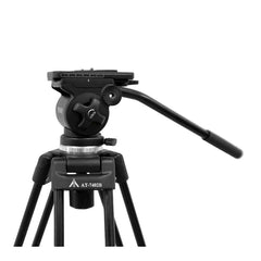 Trípode E-IMAGE EI7050-AA para cámara de video de cabezal fluido