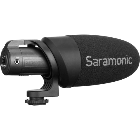 Micrófono tipo escopeta con montaje en cámara, alimentado por batería, para cámaras DSLR y teléfonos inteligentes SARAMONIC CAMMIC+