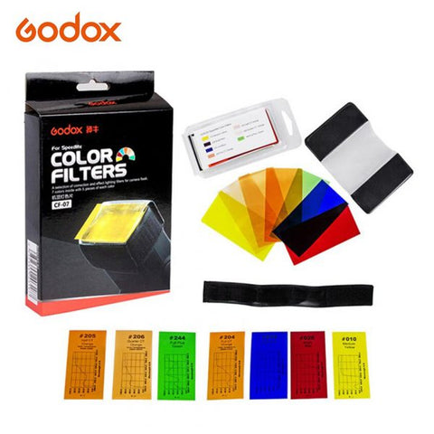 CF-07 Filtros de Colores para Speedlite Godox