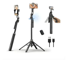 ULANZI Tripode - Selfie Stick con seguimiento IA 360° TT23