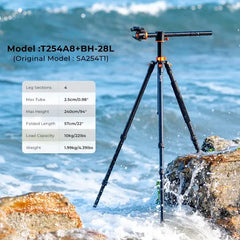 Trípode para cámara monopié profesional  T254A8+BH-28L  KF09.086V2