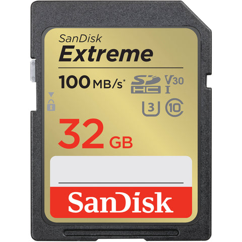 Tarjeta de memoria SanDisk Extreme UHS-I SDHC de 32 GB