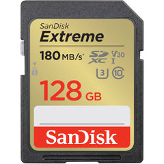 Tarjeta de memoria SanDisk Extreme UHS-I SDXC de 128 GB