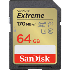 Tarjeta de memoria SanDisk Extreme UHS-I SDXC de 64 GB