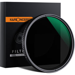 Filtro ND variable Nano-X con revestimiento multirresistente K&amp;F Concept ND8-ND2000 KF01.1355 de 55mm 