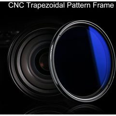 82mm Slim Variable/Fader NDX ND2~ND400 Blue Coated