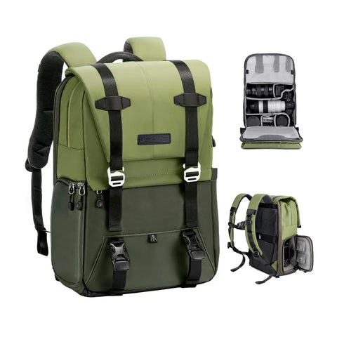 Mochila de fotografía K&F Concept Beta (verde militar, 20 L) KF13.087AV2