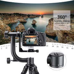 Cabezal de Trípode Gimbal con QR tipo arca K&F Concept KF31.033