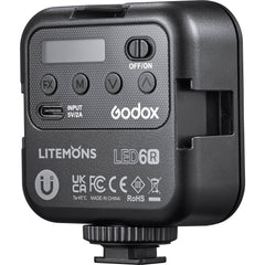 Luz de video LED de bolsillo Godox Litemons RGB (RGB y 3200 a 6500K)