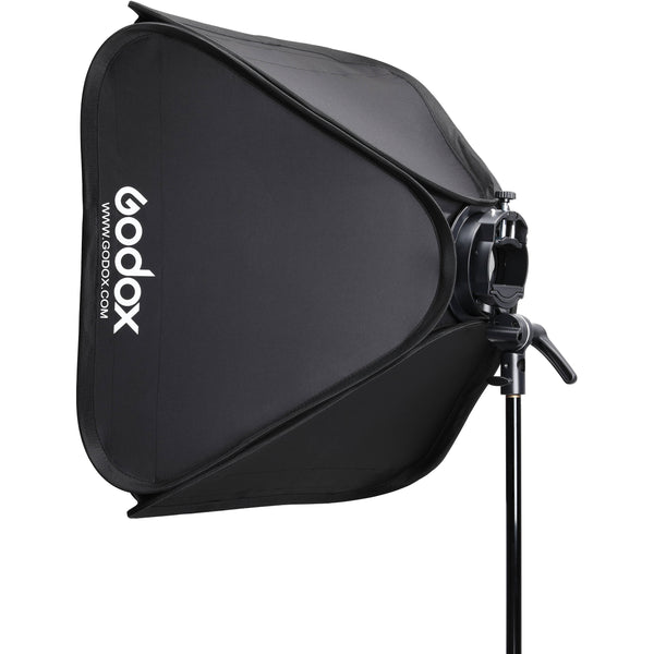 SGGV6060 Soporte Godox S2 Speedlite con softbox, rejilla y kit de bolsa de transporte