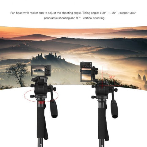 MONOPIE CON CABEZAL DE VIDEO WEIFENG WF-3958M