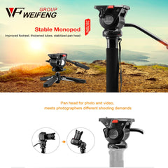 MONOPIE CON CABEZAL DE VIDEO WEIFENG WF-3978M