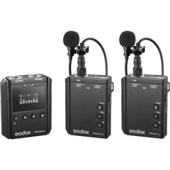 Sistema de micrófono inalámbrico compacto UHF Godox WMicS2 Kit 2