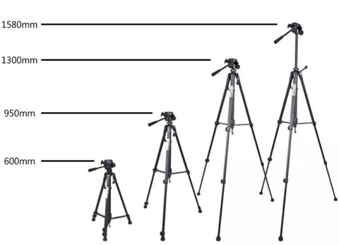 TRÍPODE CON CABEZAL DE VIDEO WEIFENG WT-3540