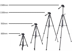 TRÍPODE CON CABEZAL DE VIDEO WEIFENG WT-3540