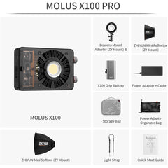 MONOLUZ LED BICOLOR ZHIYUN X100 PRO