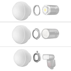 Difusor plegable Godox para flashes y luces led ML-CD15