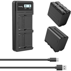 Kit de batería doble y cargador 3823 SmallRig NP-F970